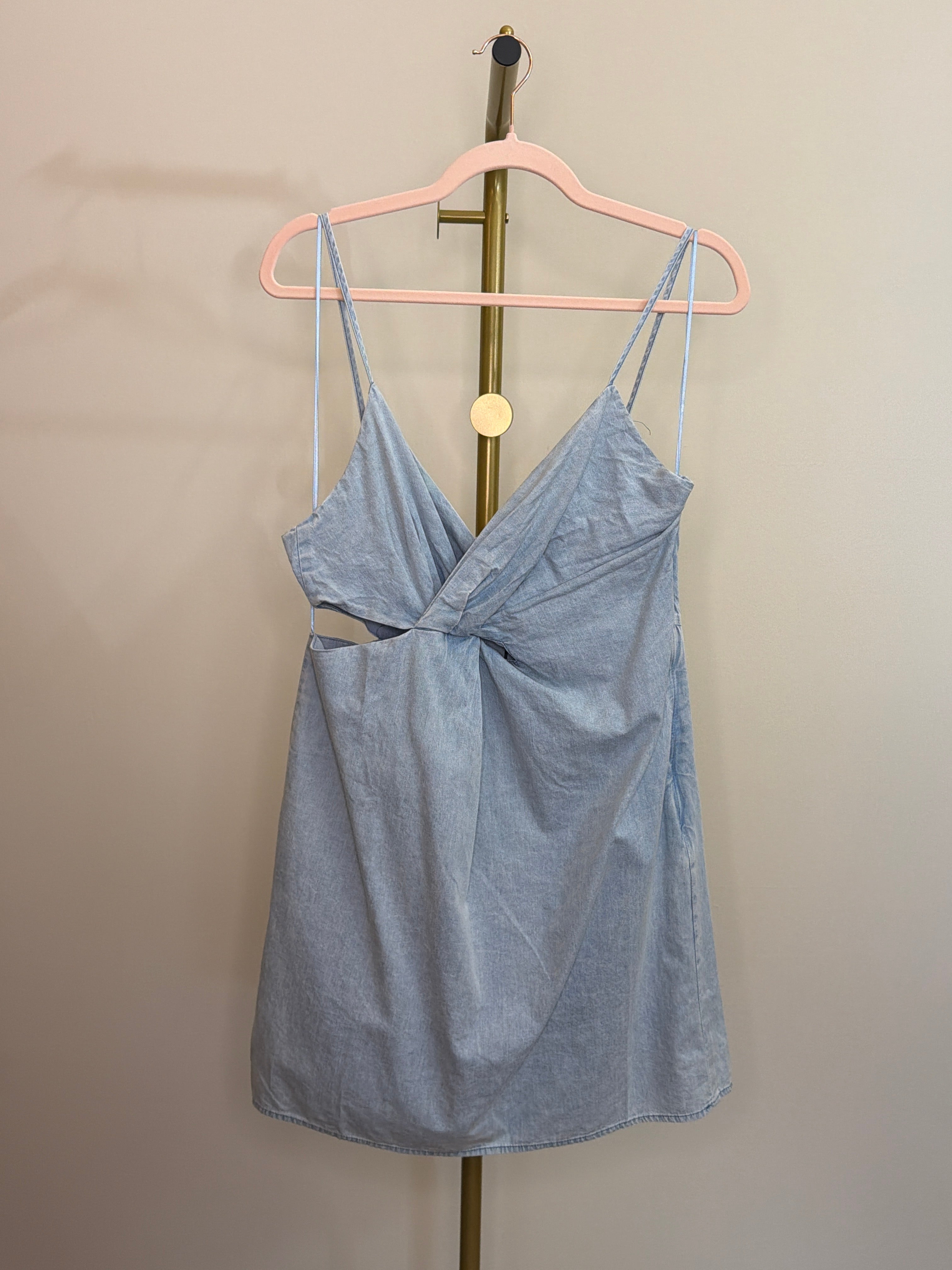 denim dress fancy Promesa – Suits My Strapless dress Color:Periwinkle Floral Festival Season SLNY Dresses for Women Team it with sandals
