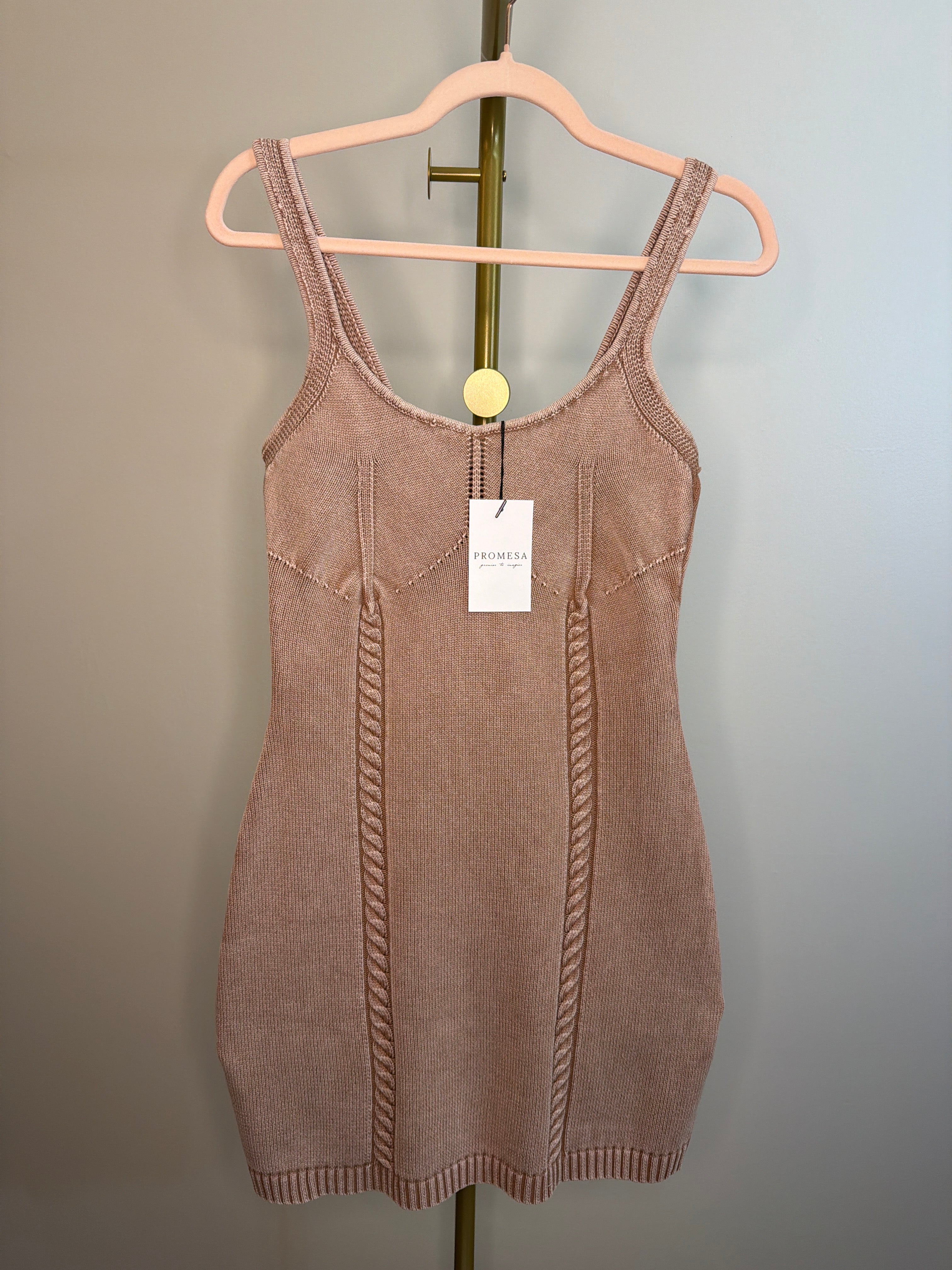 Promesa Sweater Tank Mini Dress