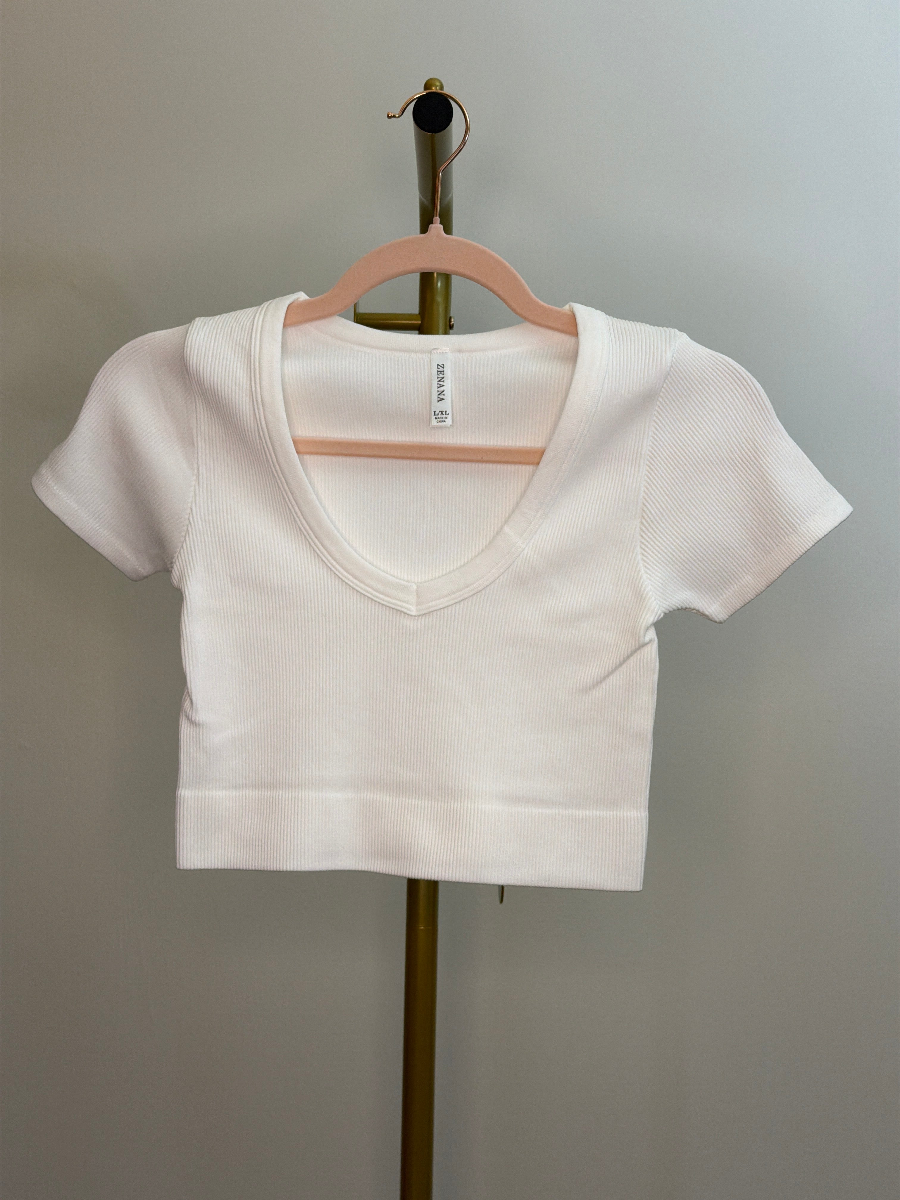 Short sleeve Crop